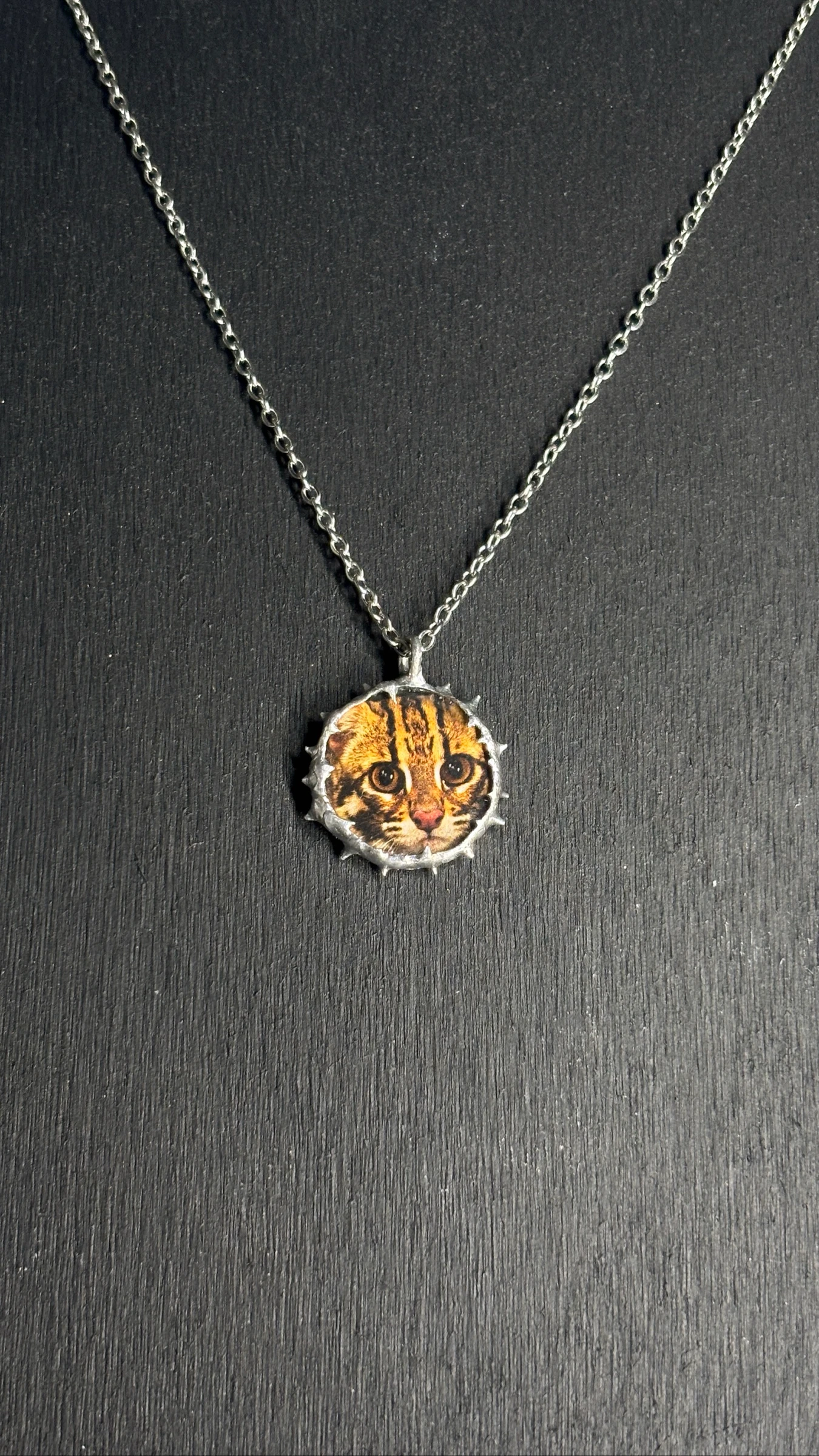 Collar Artesanal de vidrio y soldadura de estaño – photo 9